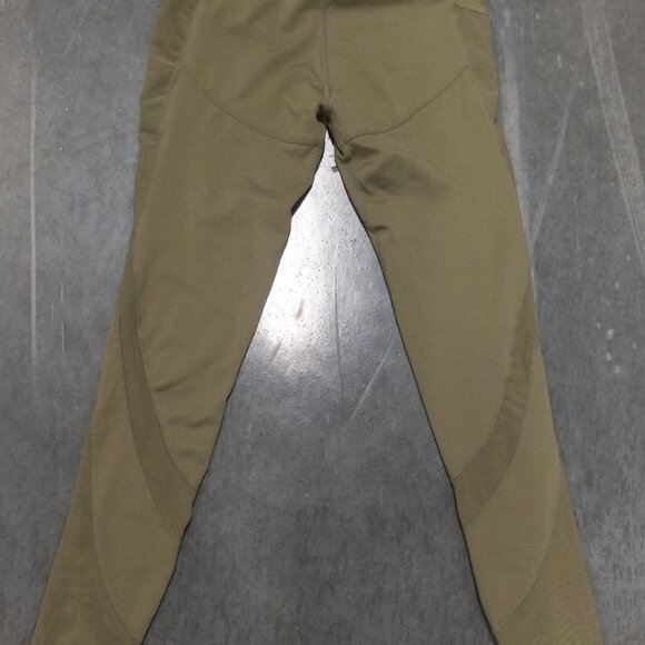Gymshark Sleek Sculpture Mesh Leggings Womens S Olive Green - Picture 3 of 6